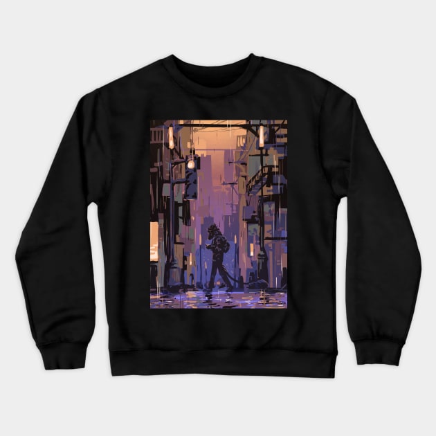 AGORAPHOBIA Crewneck Sweatshirt by IceOfWaterflock